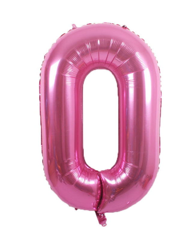 Large foil number balloon , tampa balloons, giant foil balloon numbers