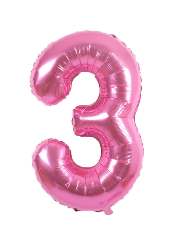 Large foil number balloon , tampa balloons, giant foil balloon numbers