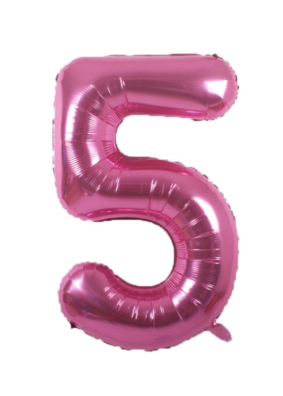 Large foil number balloon , tampa balloons, giant foil balloon numbers
