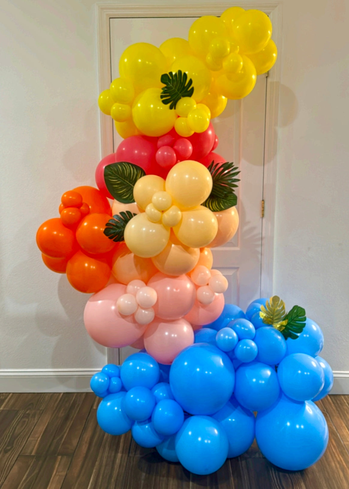 Free Standing Birthday Balloon Garland