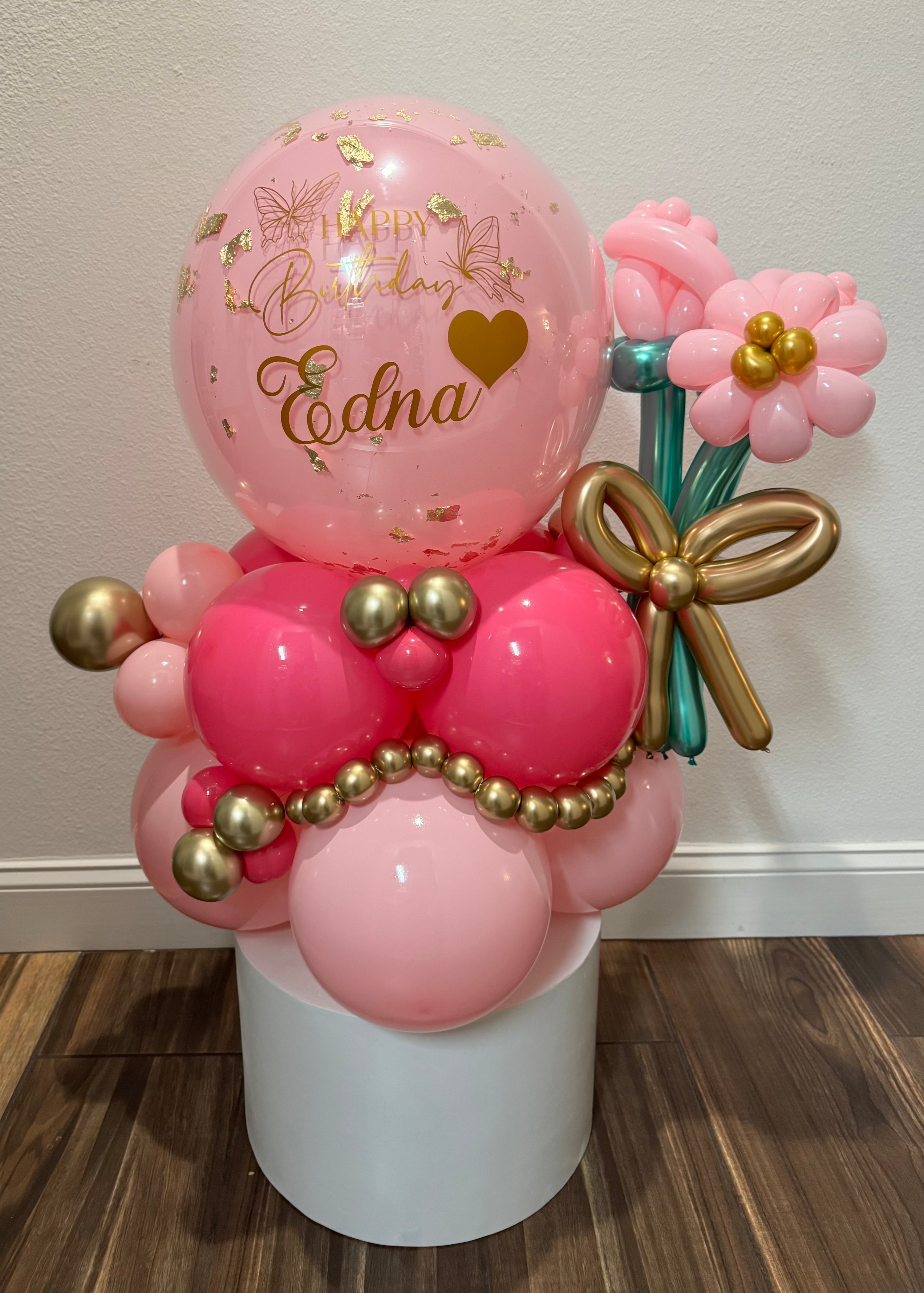 Happy Birthday Bobo Balloon Bouquet, birthday bobo balloon bouquet