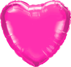 Pink Heart Foil Balloon