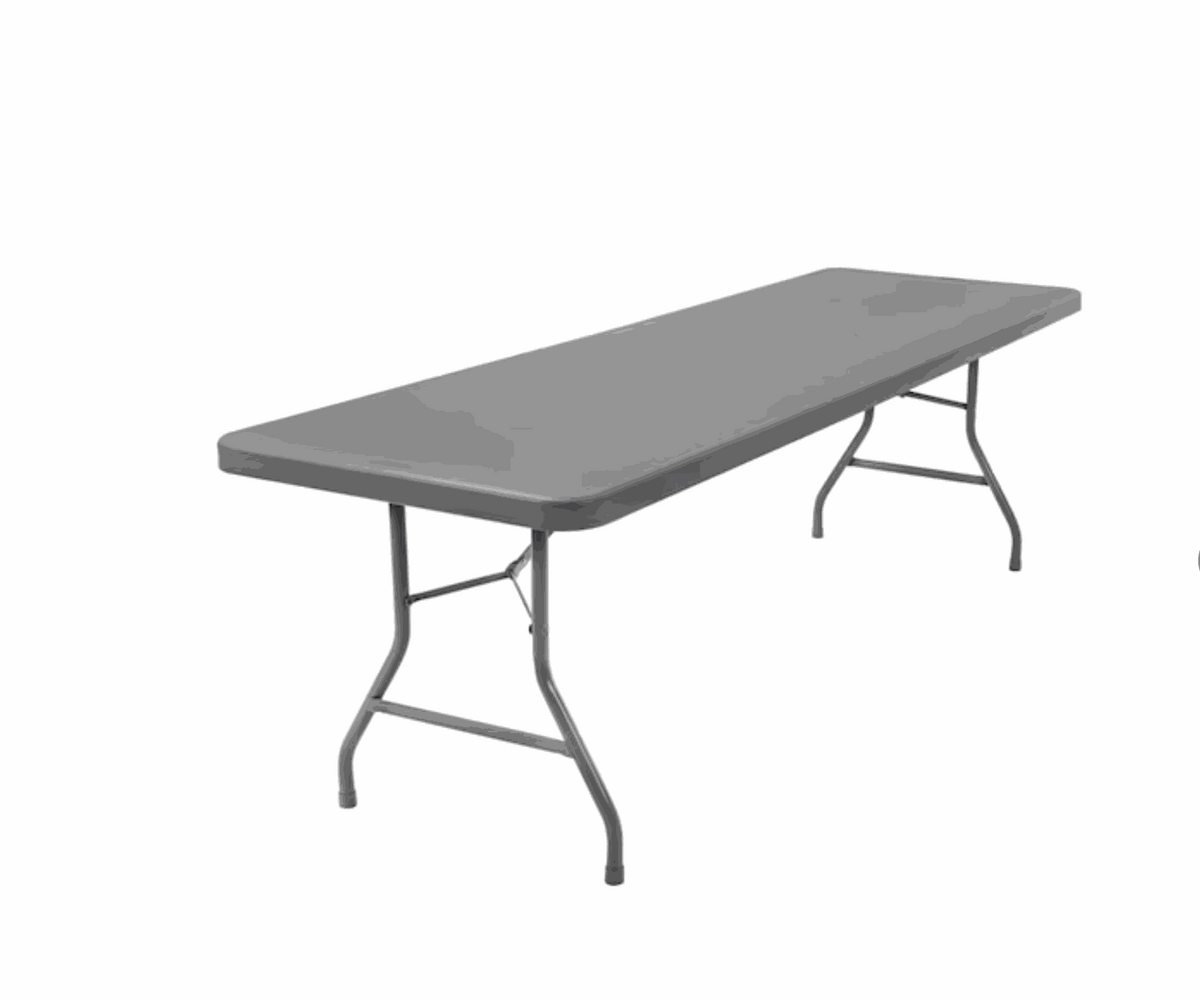8Ft Rectangle Table seating 8-10 people
