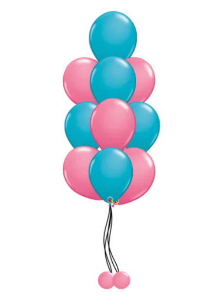 10 Latex Balloon Table Bouquet