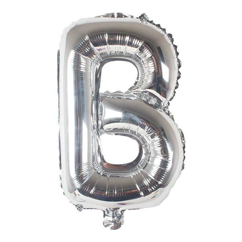 40-Inch Silver Latter A Foil Balloon