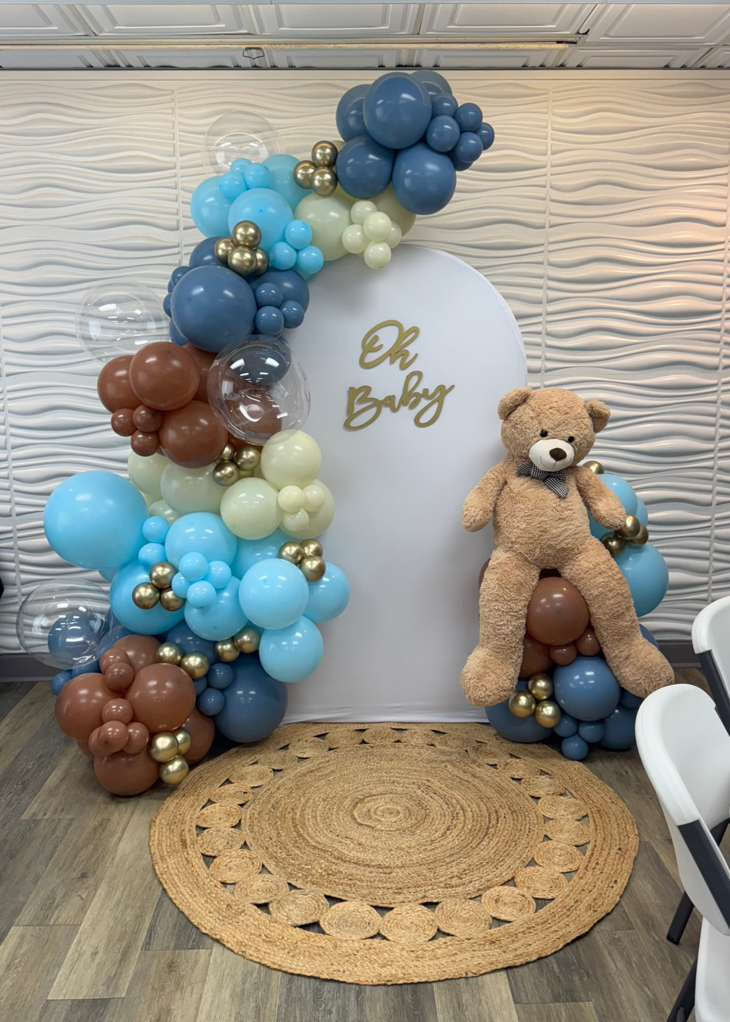 baby shower decor, baby shower balloon decor , baby shower theme decor