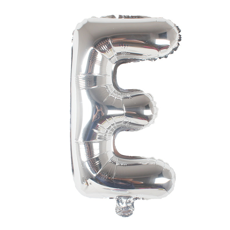 40-Inch Silver Latter A Foil Balloon