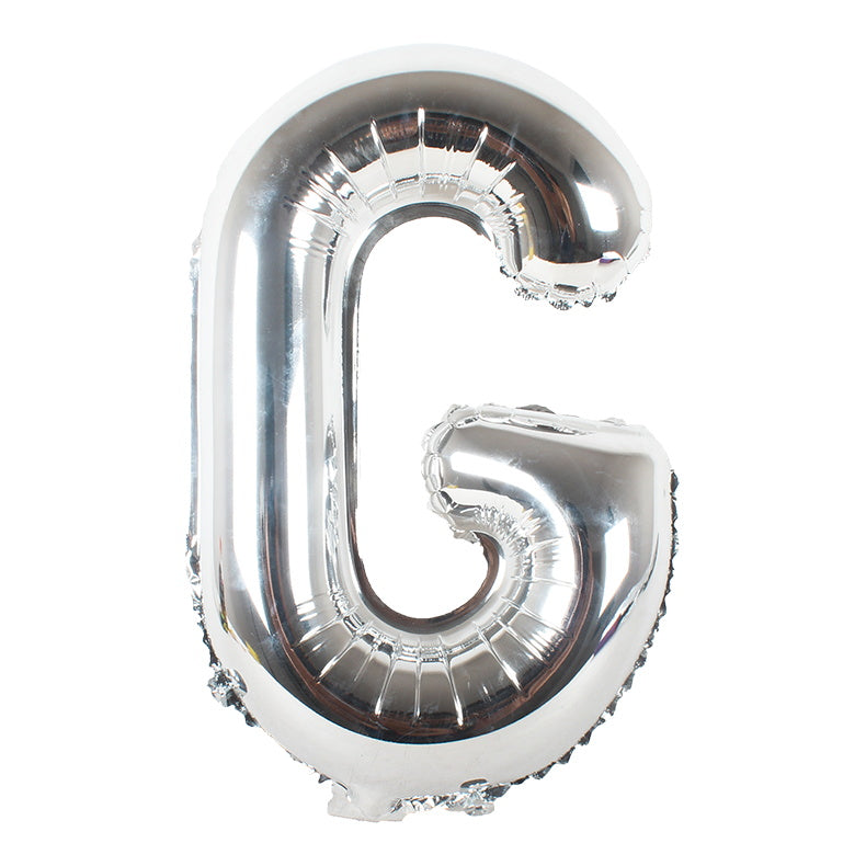 40-Inch Silver Latter A Foil Balloon