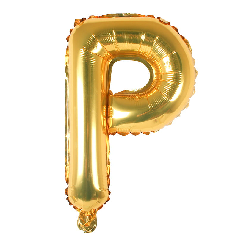 40-Inch Gold Letter Foil Balloon