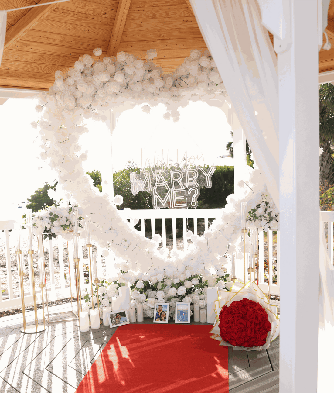 Marry Me Outside Proposal