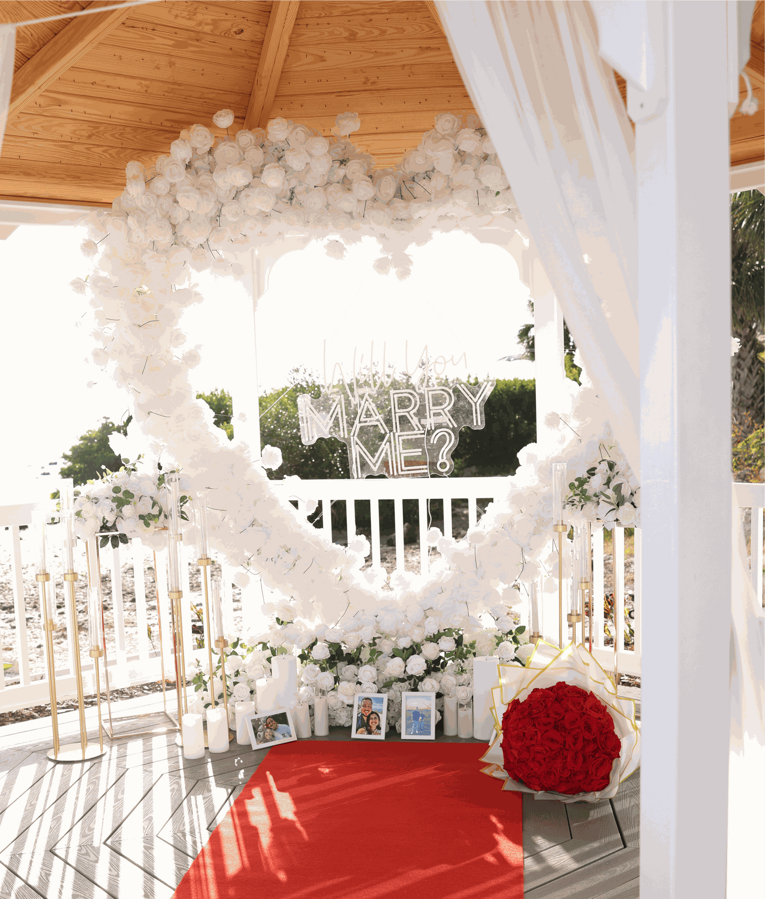 Marry Me Outside Proposal