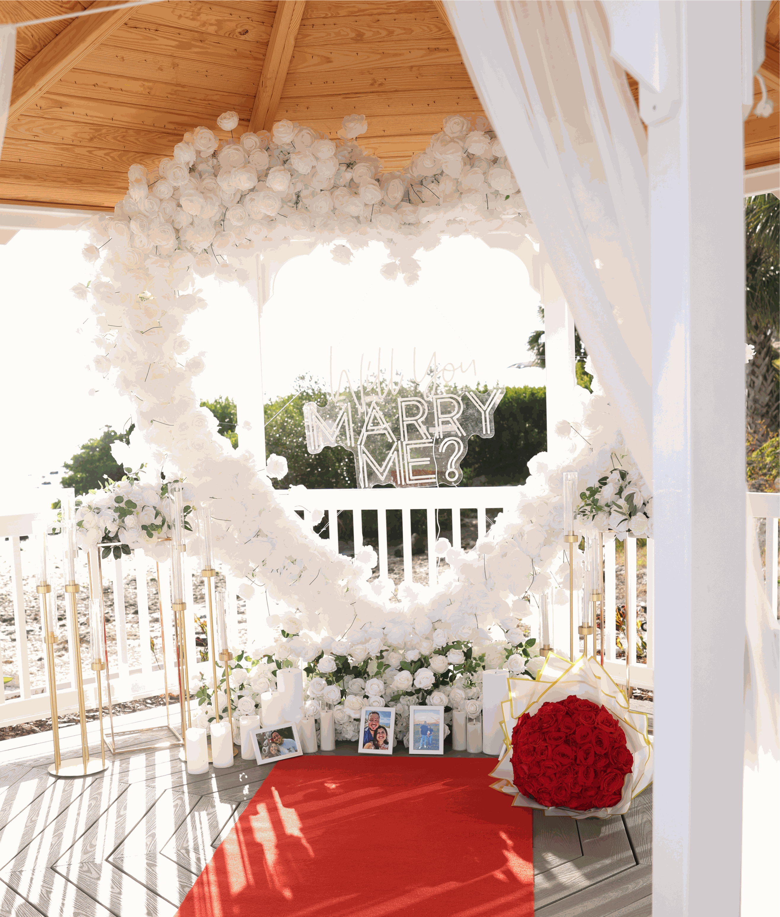 Marry Me Outside Proposal