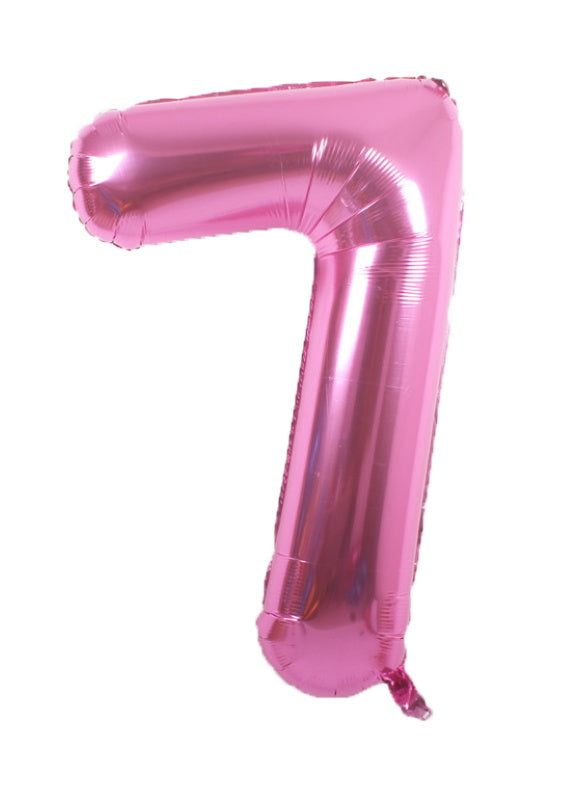 Large foil number balloon , tampa balloons, giant foil balloon numbers 
