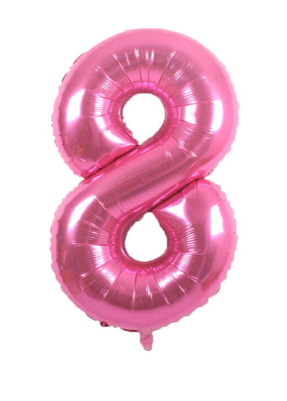 Large foil number balloon , tampa balloons, giant foil balloon numbers 
