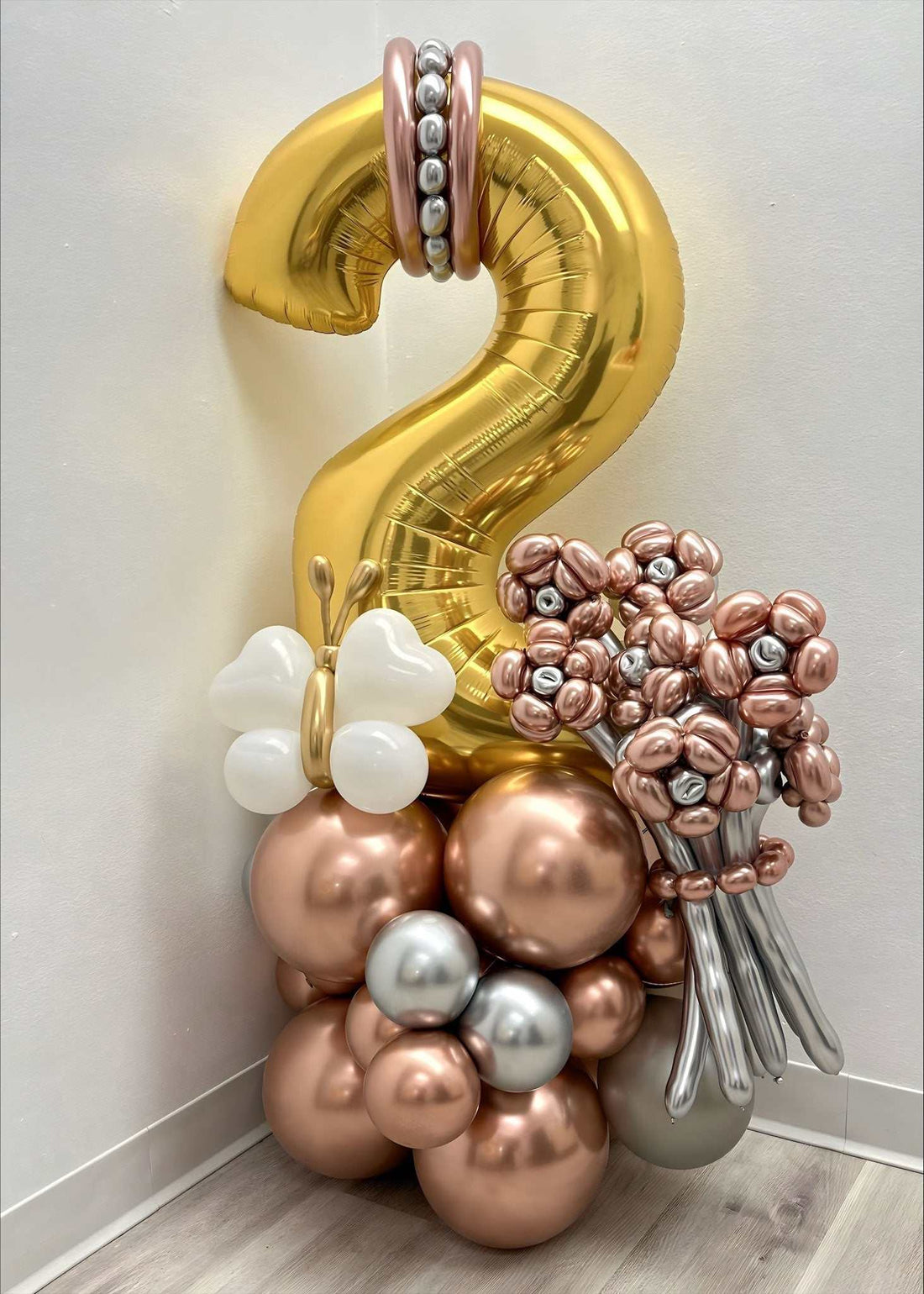 2 Years Love Anniversary Balloon Bouquet &amp; Decorations by Party Galore Tampa