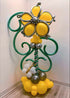 Flower of Love Balloon bouquet with yellow and green flower-shaped balloons for romantic occasions