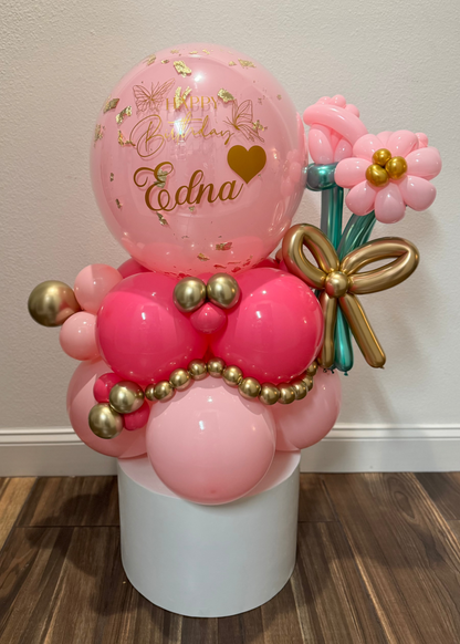 Happy Birthday Bobo Balloon Bouquet