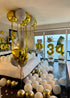Luxury hotel room balloon decoration Tampa Bay birthday surprise