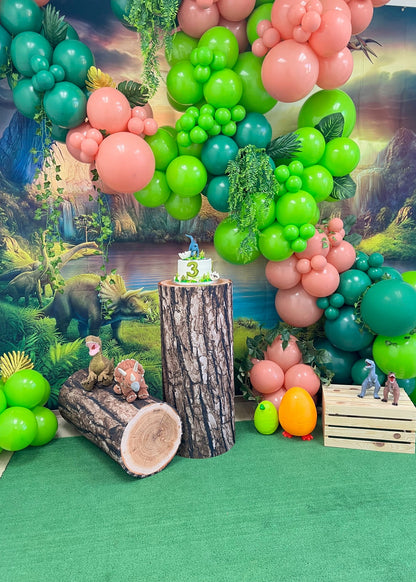 dinosaur balloon garland