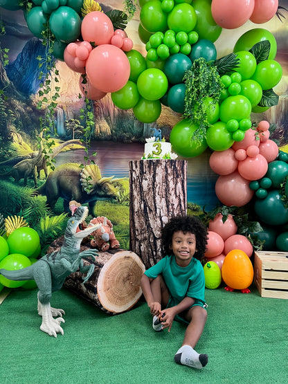 dinosaur balloon garland