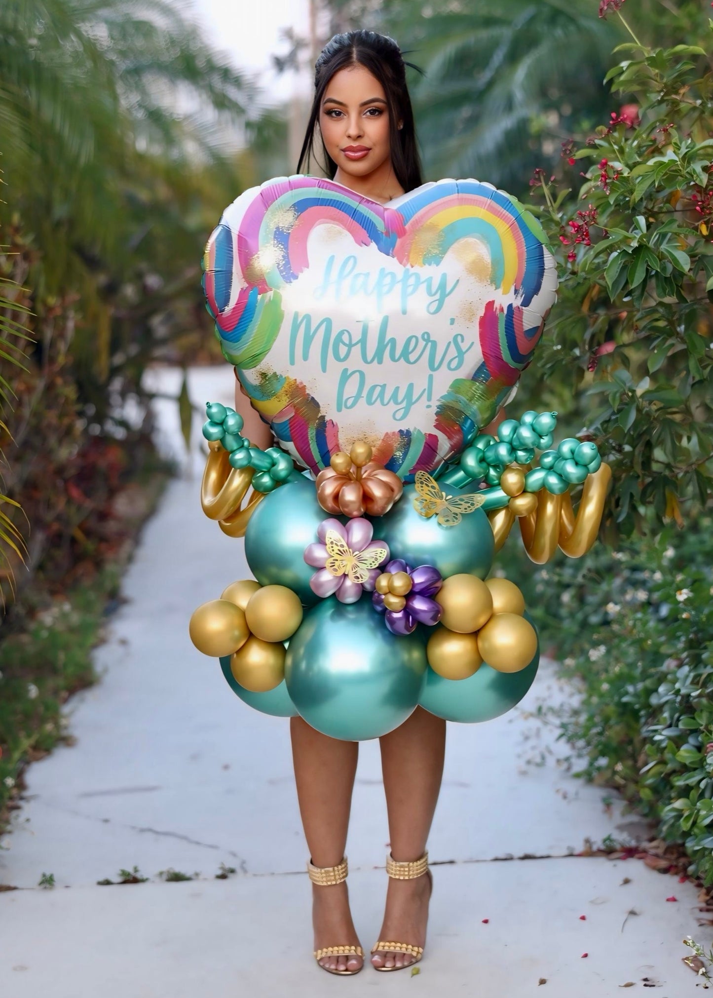 Happy Mother's Day Balloon Bouquet 4Ft