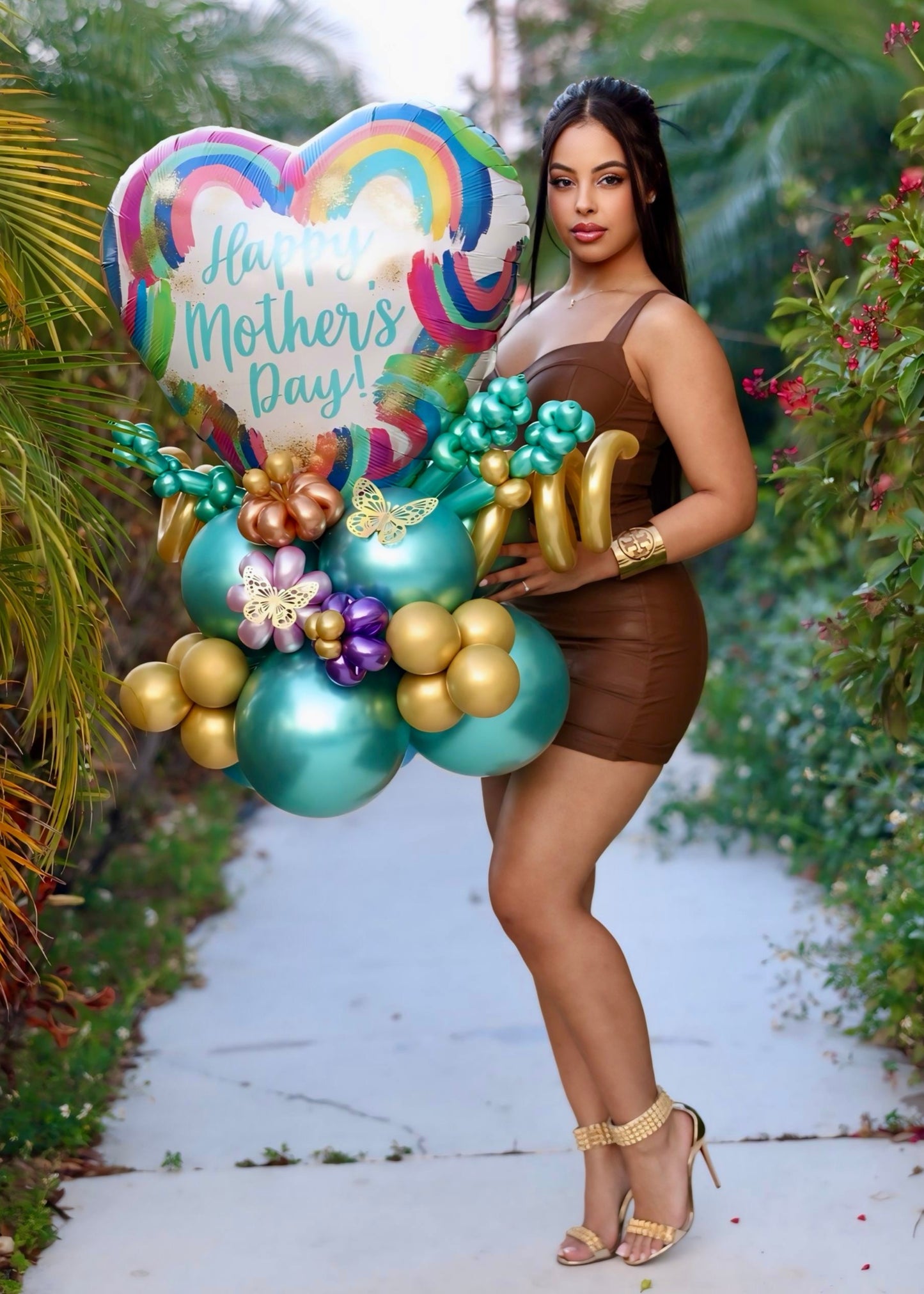 Happy Mother's Day Balloon Bouquet 4Ft