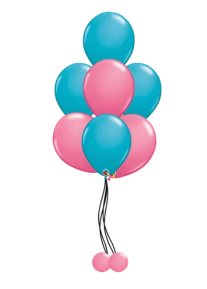 7 Latex Balloon Table Bouquet