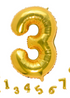 Foil number balloons 32 inch 