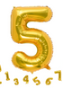 Foil number balloons 32 inch 