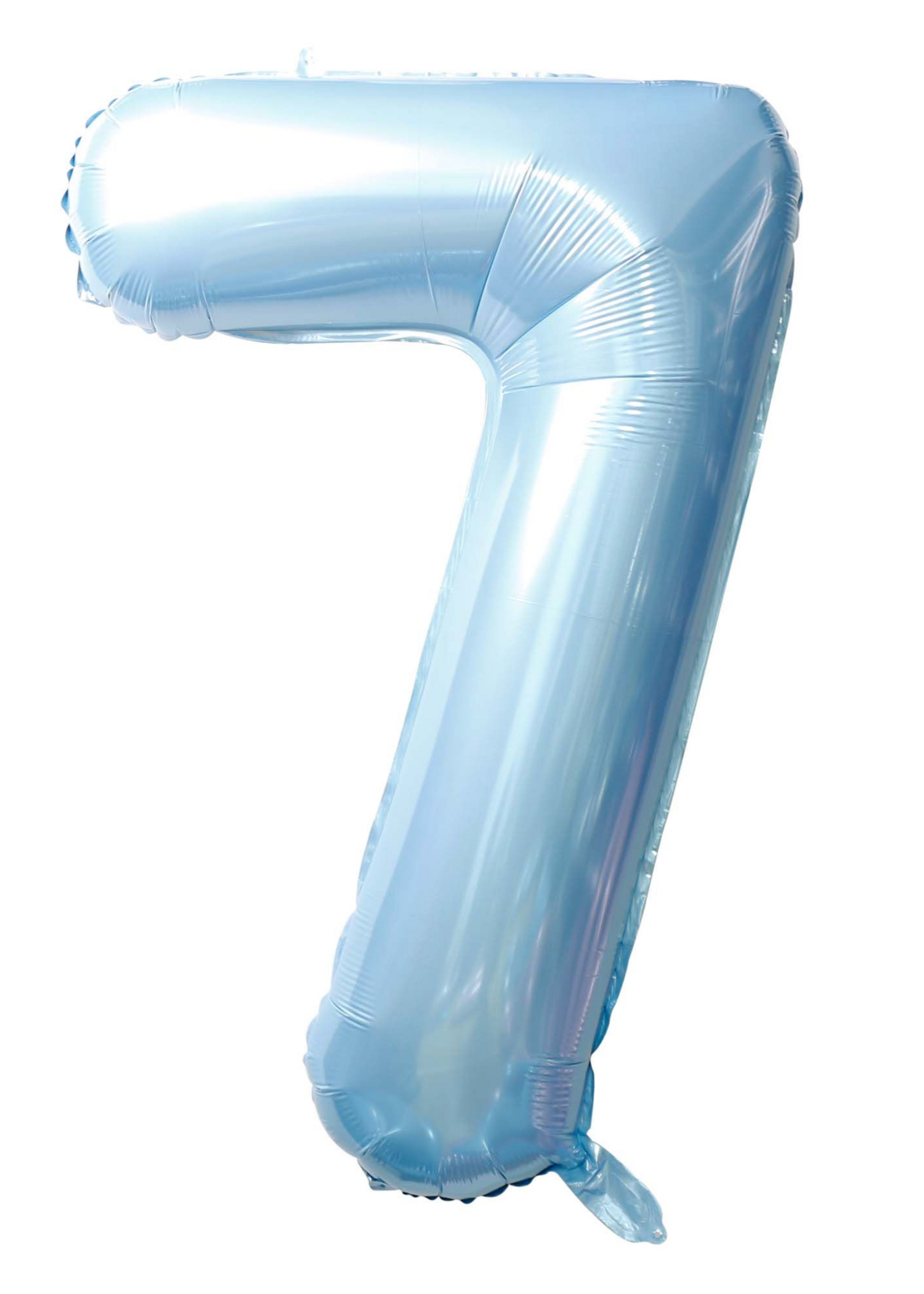 34 Inch Baby Blue Number 0-9 Foil Balloon