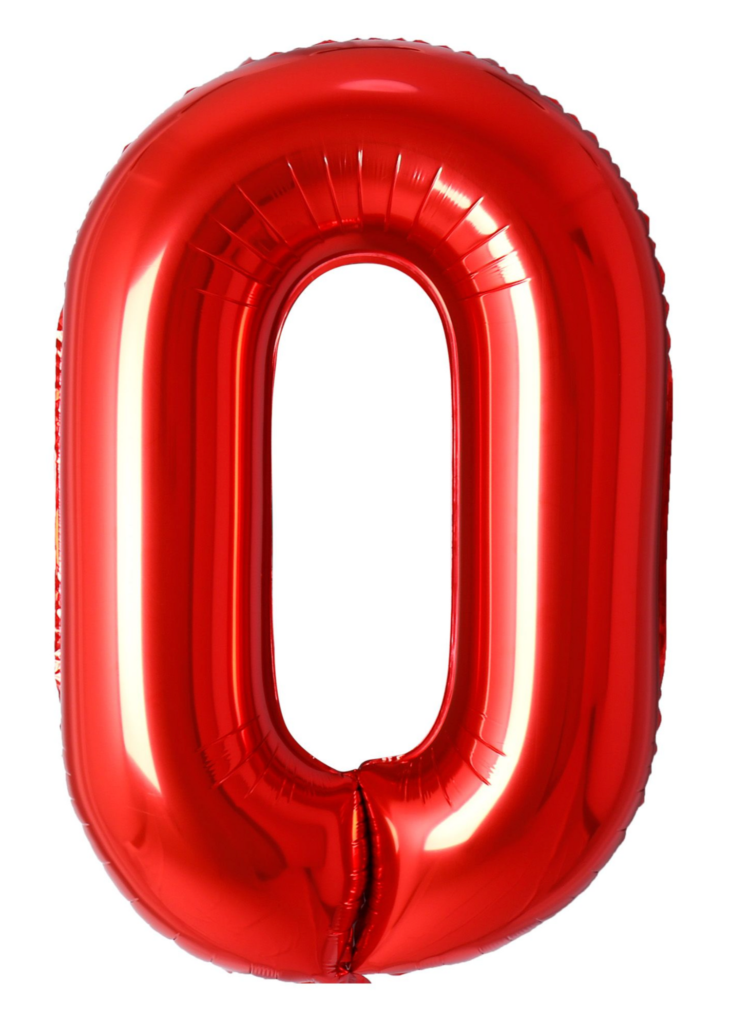 40 Inch Red Number 0-9 Foil Balloon