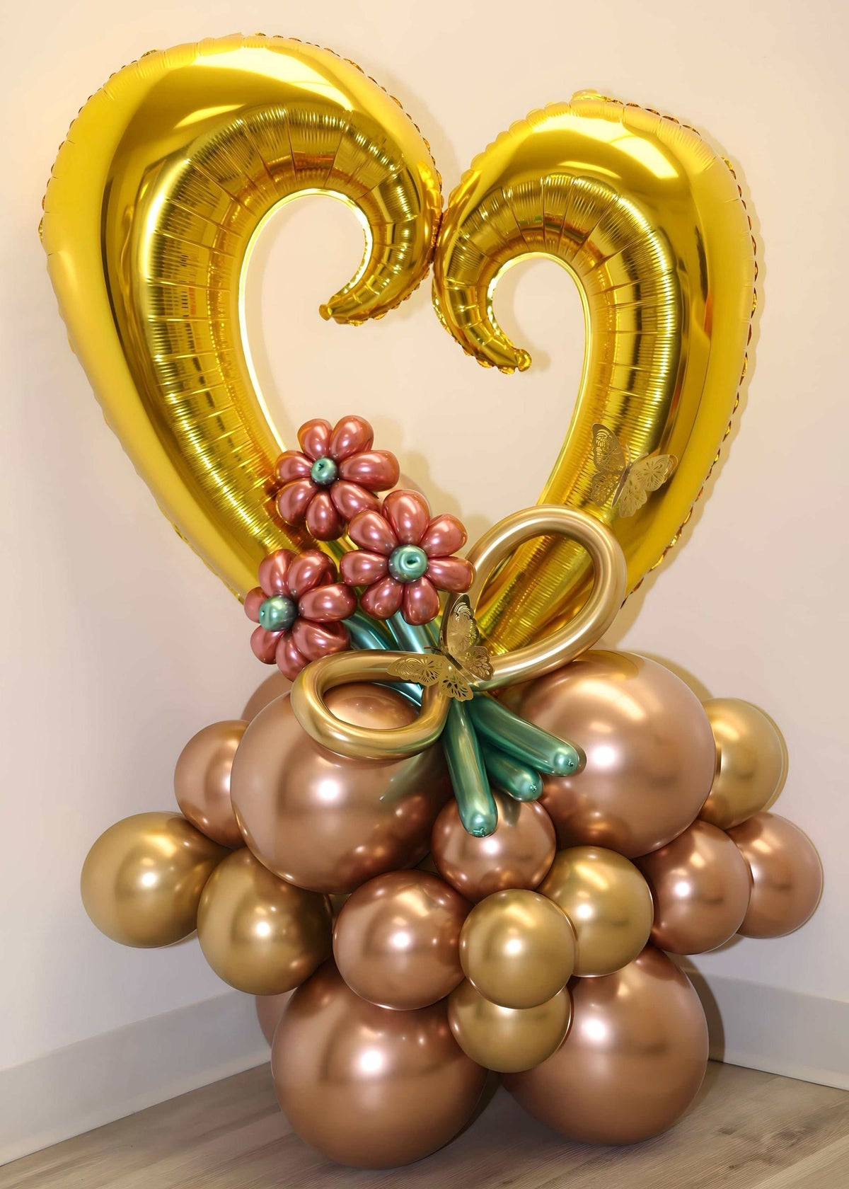 Balloon Love Bouquet arrangement for Valentine&