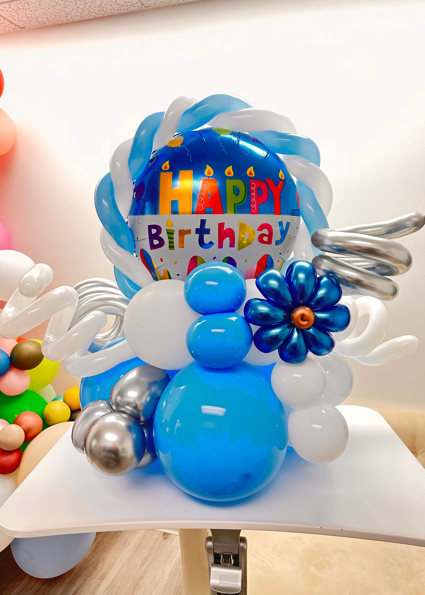 Birthday Twirl Balloon Bouquet