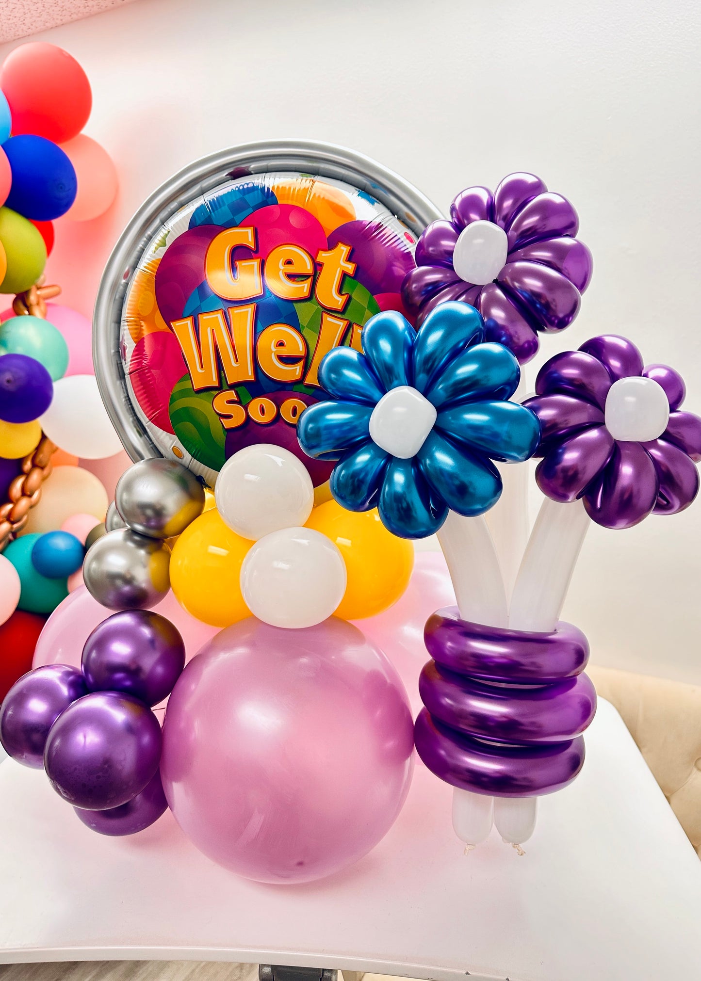 Send a Cheerful Get Well Soon Balloon Bouquet by Party Galore Tampa