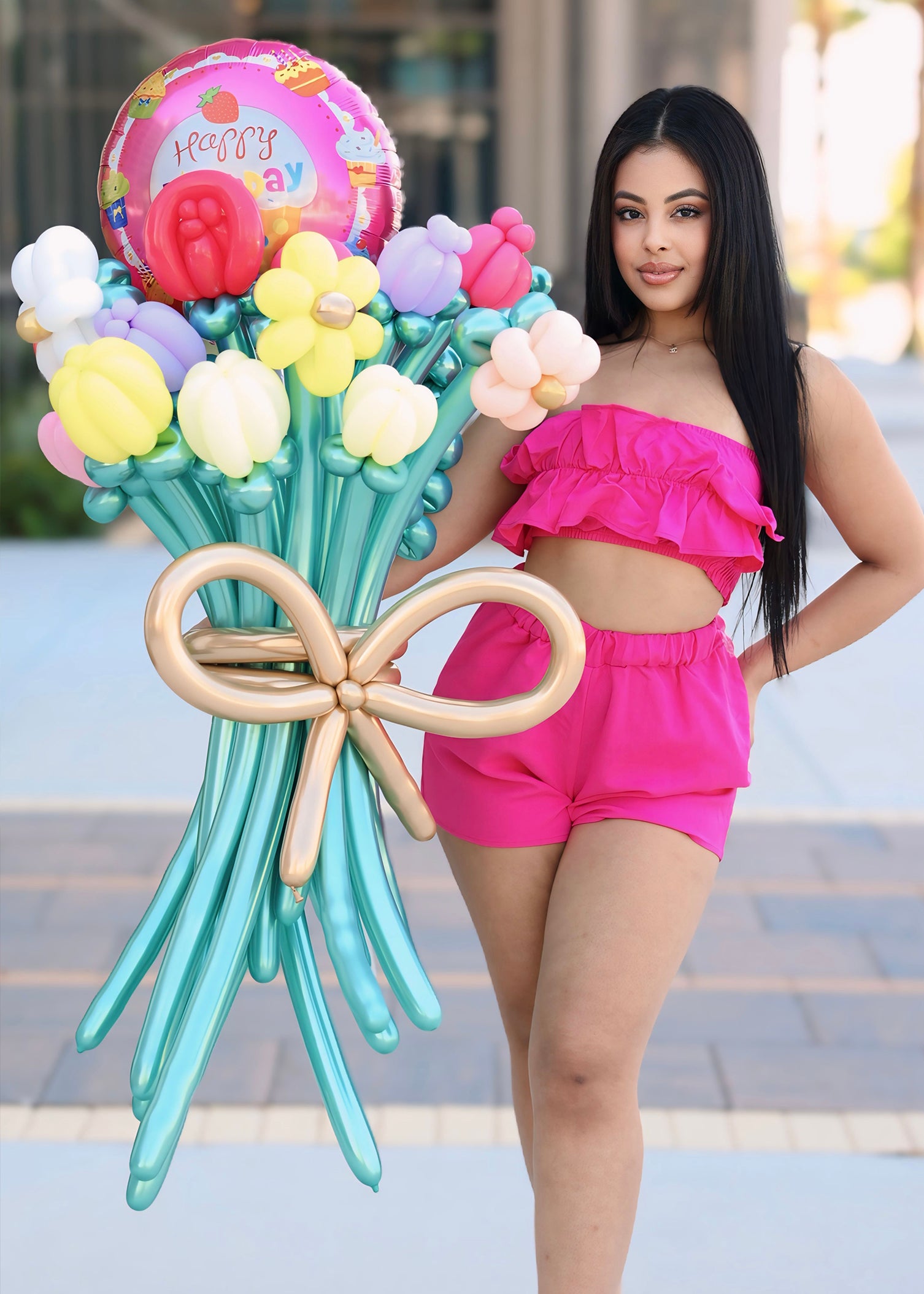 Floral Balloon Bouquet | Send Birthday Wishes in Bloom by Party Galore Tampa