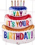 41-Inch Birthday Cake Foil Balloon