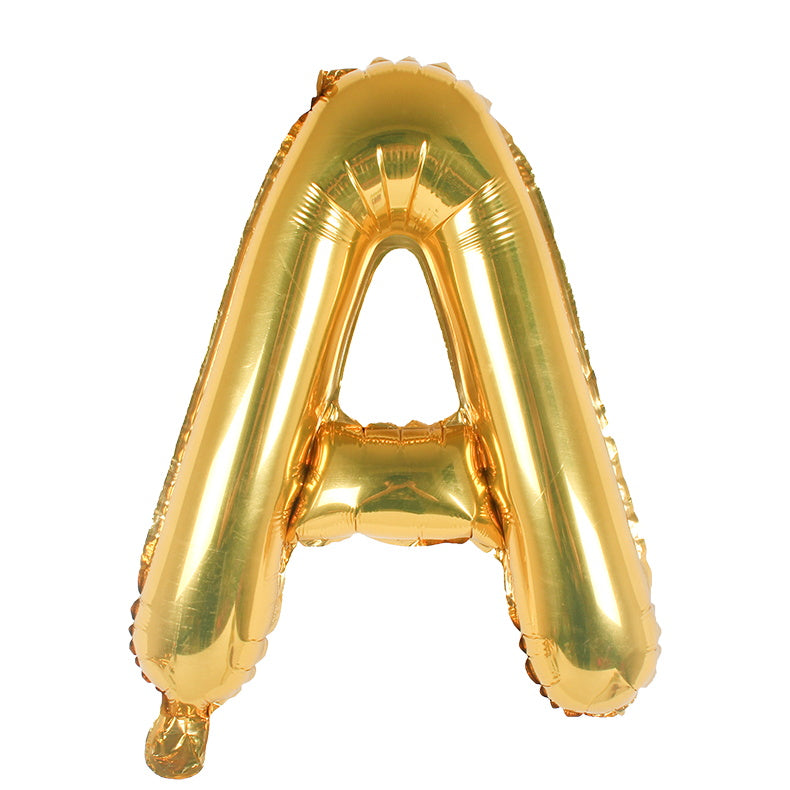 40-Inch Gold Letter Foil Balloon