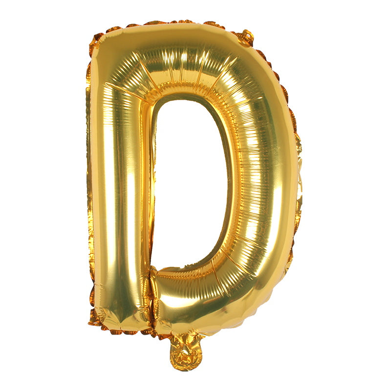 40-Inch Gold Letter Foil Balloon