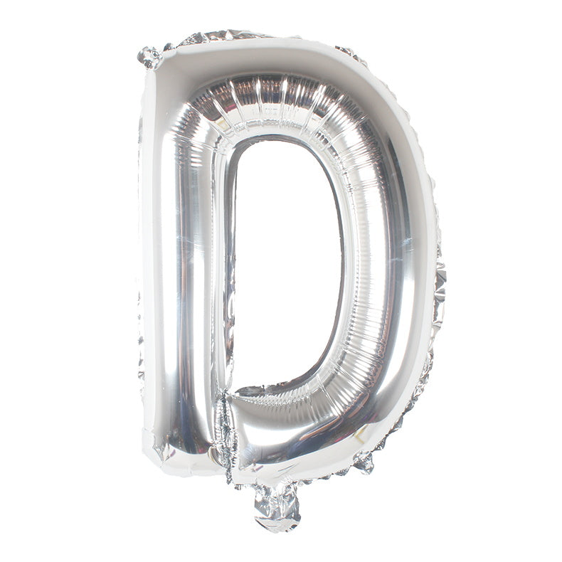 40-Inch Silver Latter A Foil Balloon