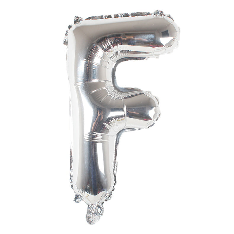 40-Inch Silver Latter A Foil Balloon
