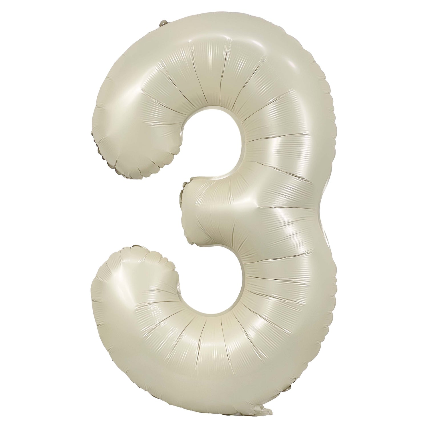 34 Cream Number 9 Foil Balloon