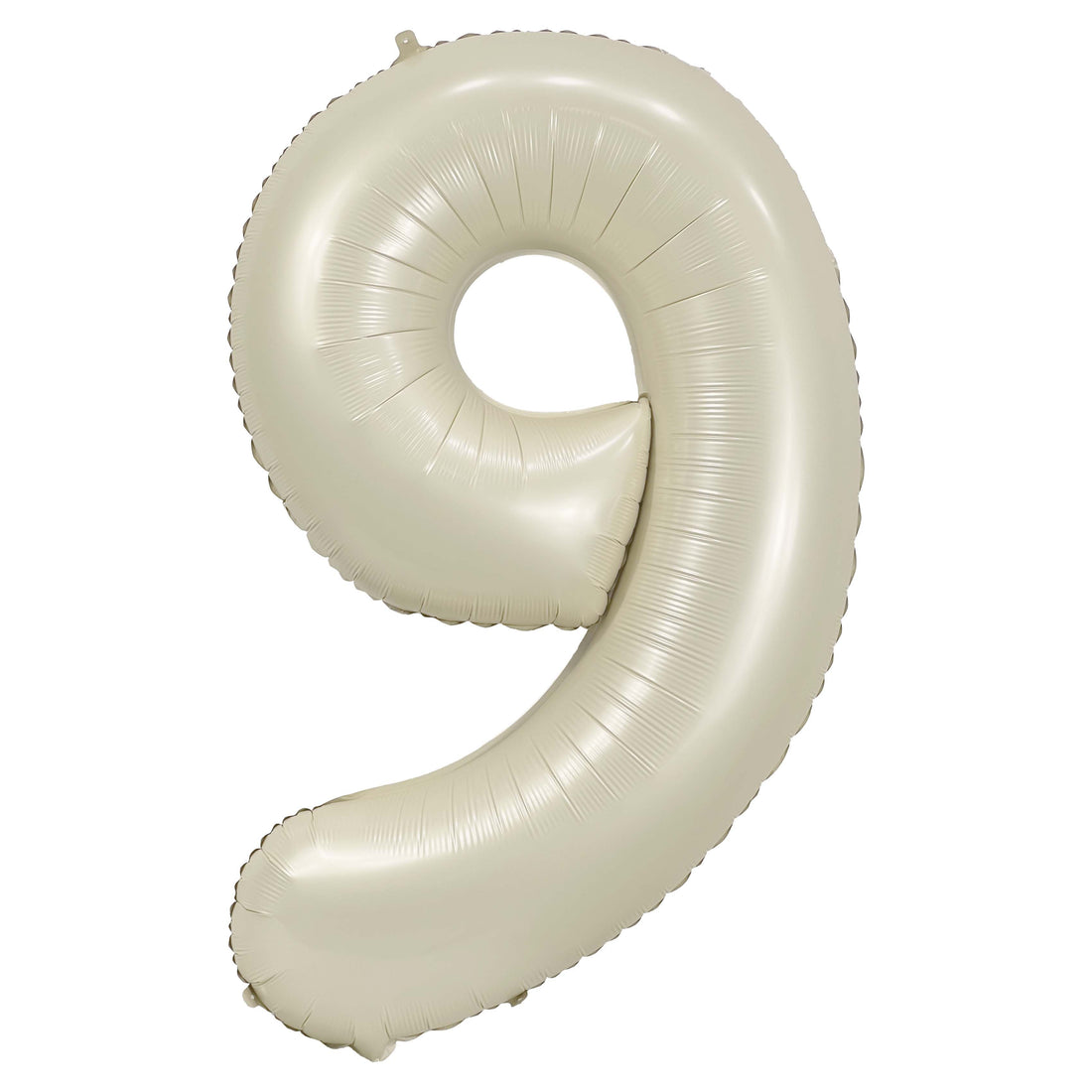 34 Cream Number 9 Foil Balloon