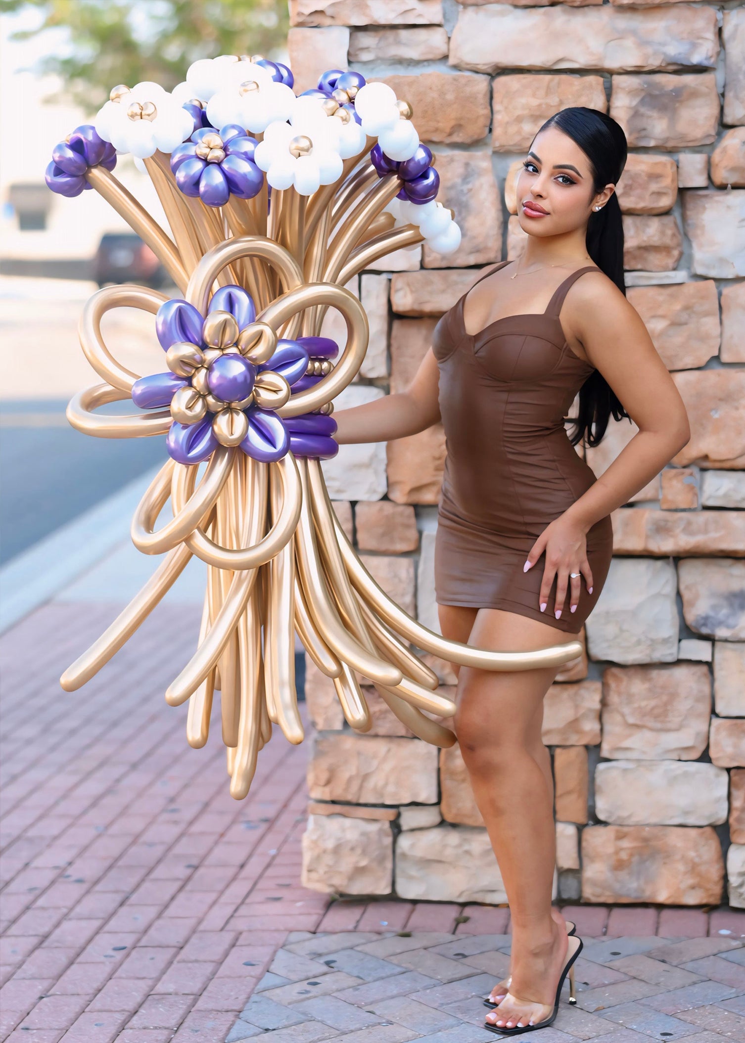 Beautiful Blooming Bliss Balloon Bouquet by Party Galore Tampa