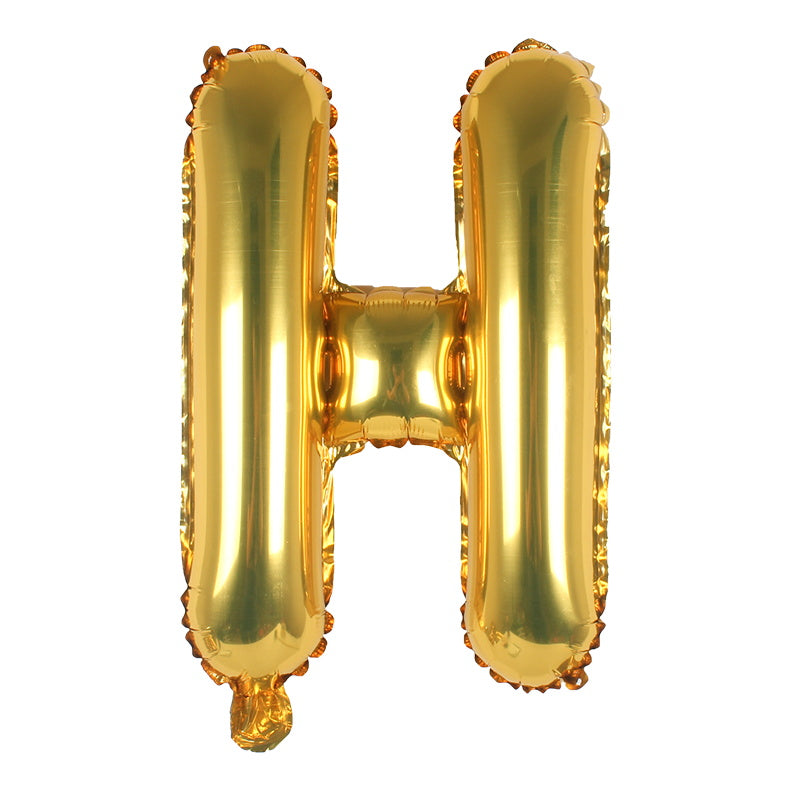 40-Inch Gold Letter Foil Balloon