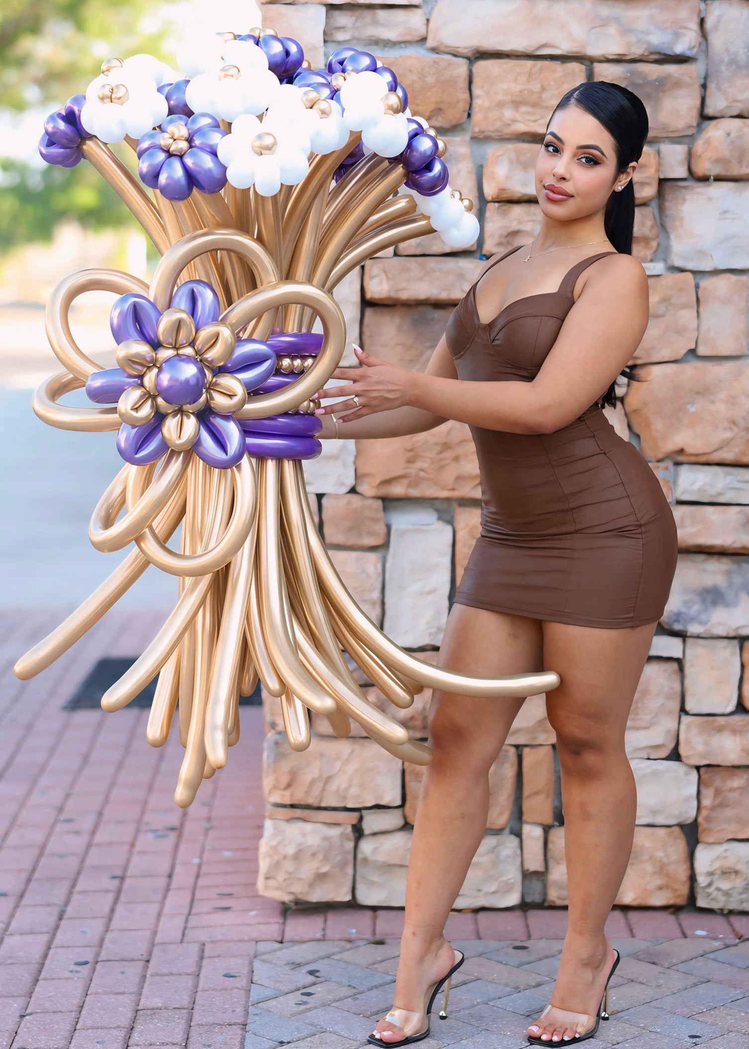 Beautiful Blooming Bliss Balloon Bouquet by Party Galore Tampa