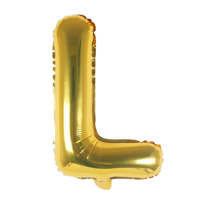 40-Inch Gold Letter Foil Balloon