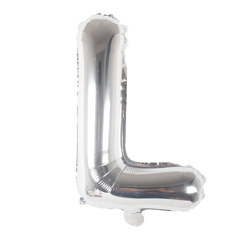 40-Inch Silver Latter A Foil Balloon