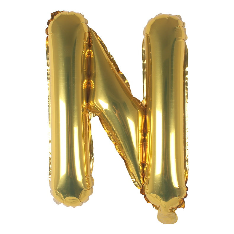 40-Inch Gold Letter Foil Balloon
