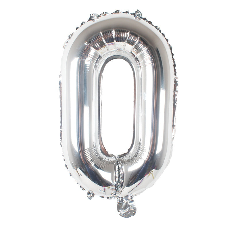 40-Inch Silver Latter A Foil Balloon