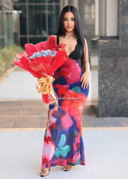 Red Roses Fan Style Money Bouquet (25 Bills)